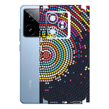 Realme Phone Skins (All Models) - Rainbow Dot Mandala - Matte Finish (M-97) Realme GT7 5G
