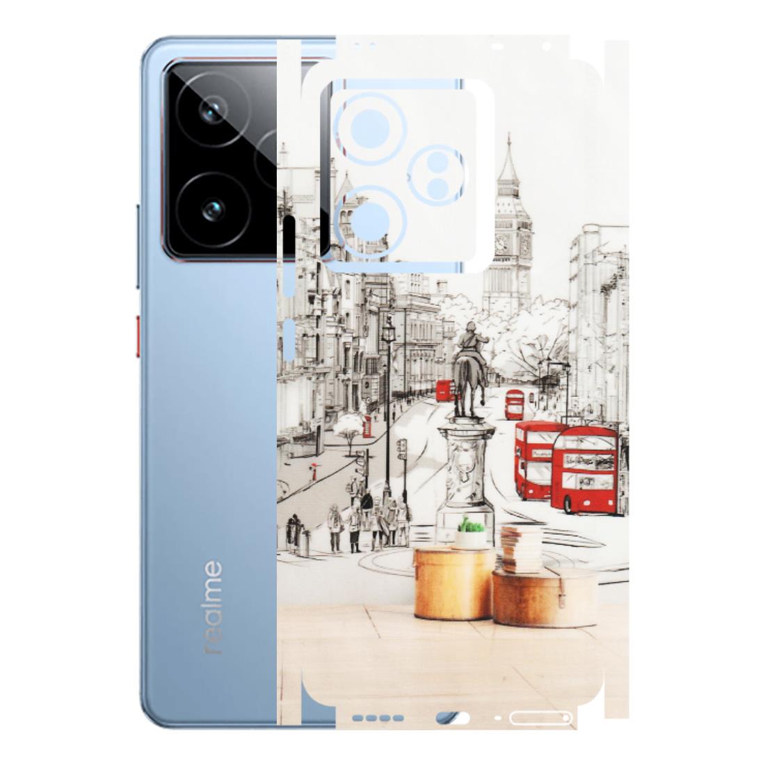 Realme Phone Skins (All Models) - London Street - Transparent Finish (T-02) Realme GT7 5G