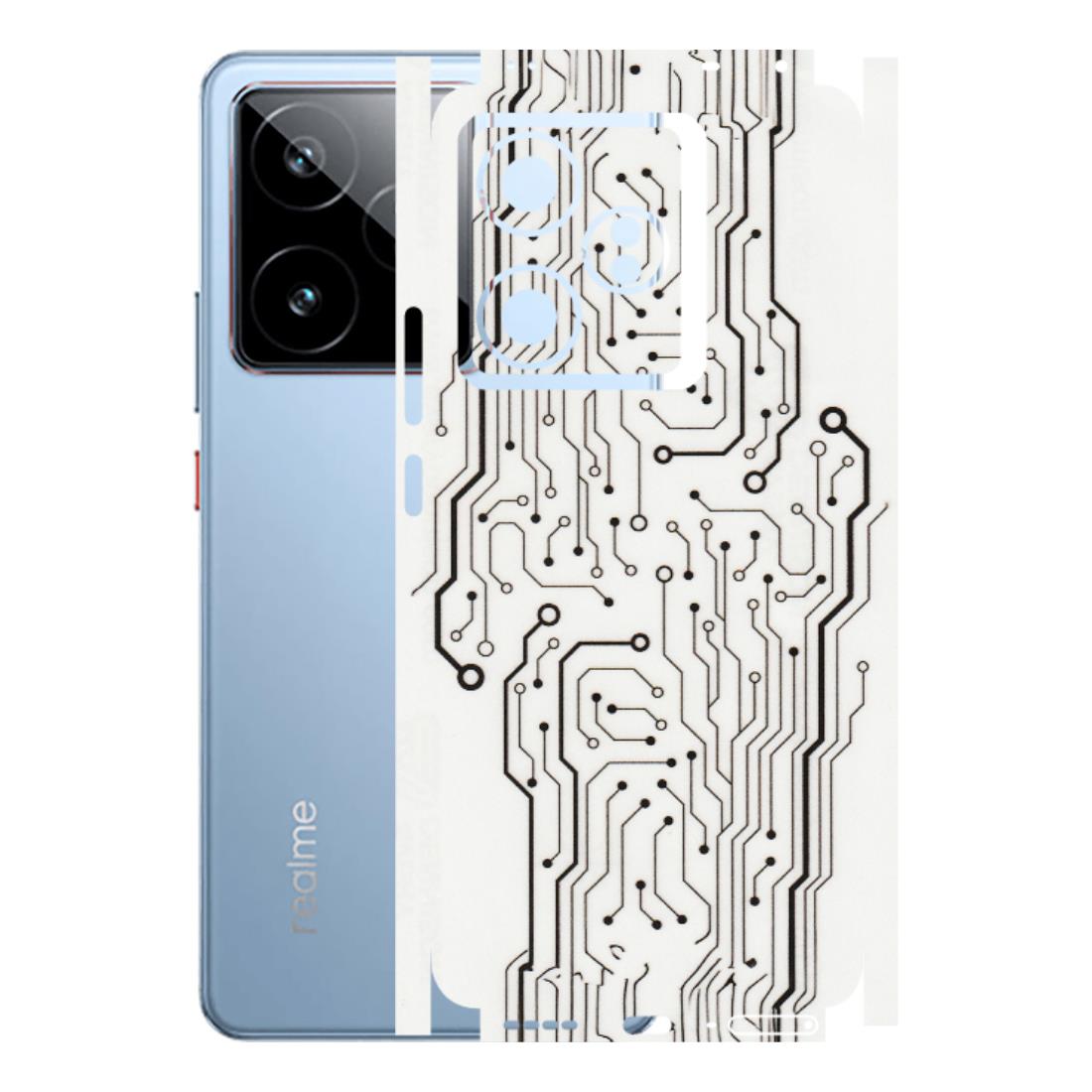 Realme Phone Skins (All Models) - Tech Circuits - Transparent Finish (T-03) Realme GT7 5G