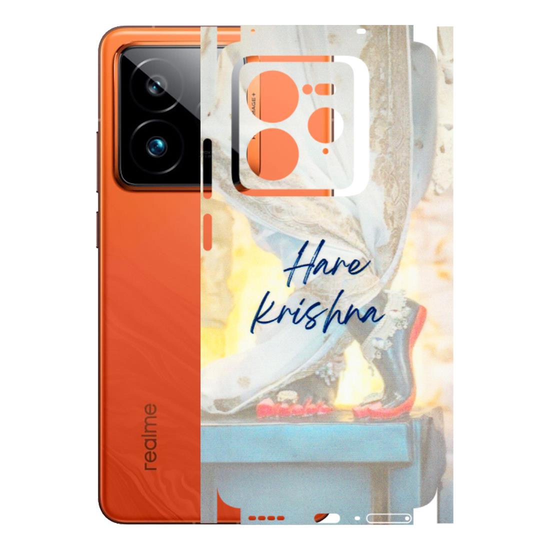 Realme Phone Skins (All Models) - Hare Krishna - 3D Embossed Finish (L-03) Realme GT7 Pro 5G