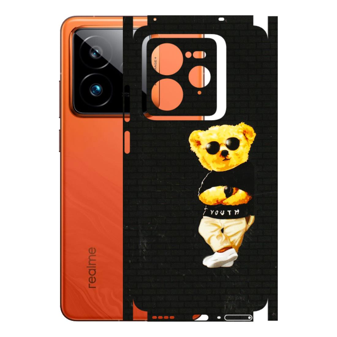 Realme Phone Skins (All Models) - Classy Teddy Bear - 3D Embossed Finish (L-116) Realme GT7 Pro 5G