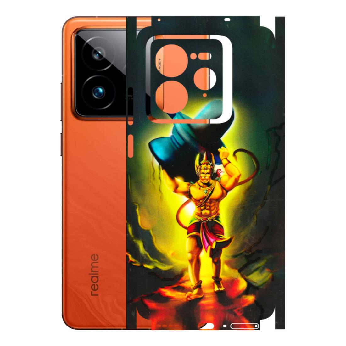 Realme Phone Skins (All Models) - Hanuman Ji - 3D Embossed Finish (L-128) Realme GT7 Pro 5G