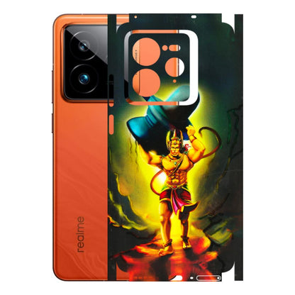 Realme Phone Skins (All Models) - Hanuman Ji - 3D Embossed Finish (L-128) Realme GT7 Pro 5G