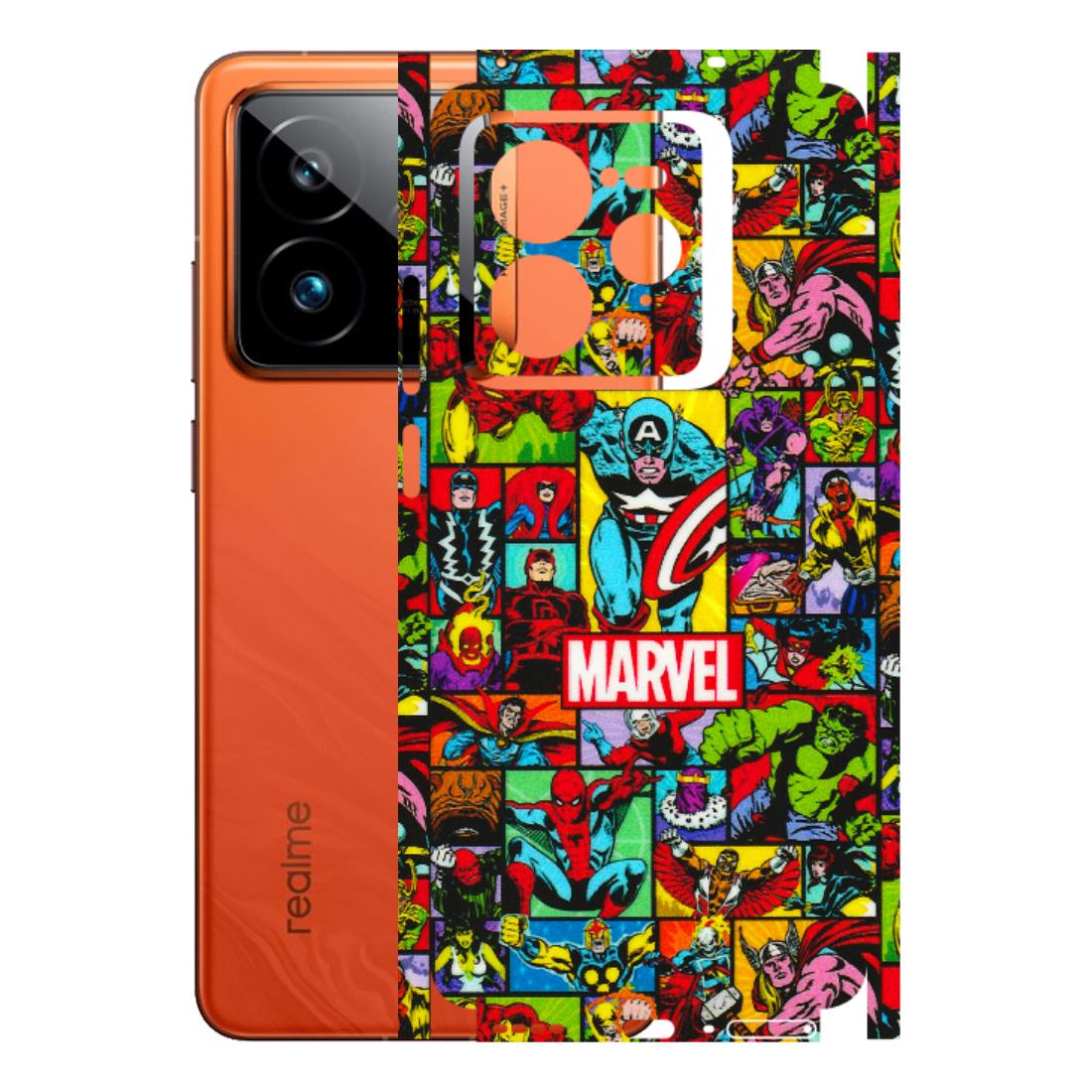 Realme Phone Skins (All Models) - MARVELOUS Comic Characters - 3D Embossed Finish (L-129) Realme GT7 Pro 5G
