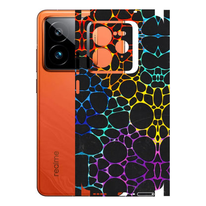 Realme Phone Skins (All Models) - Abstract Art MultiColour - 3D Embossed Finish (L-133) Realme GT7 Pro 5G