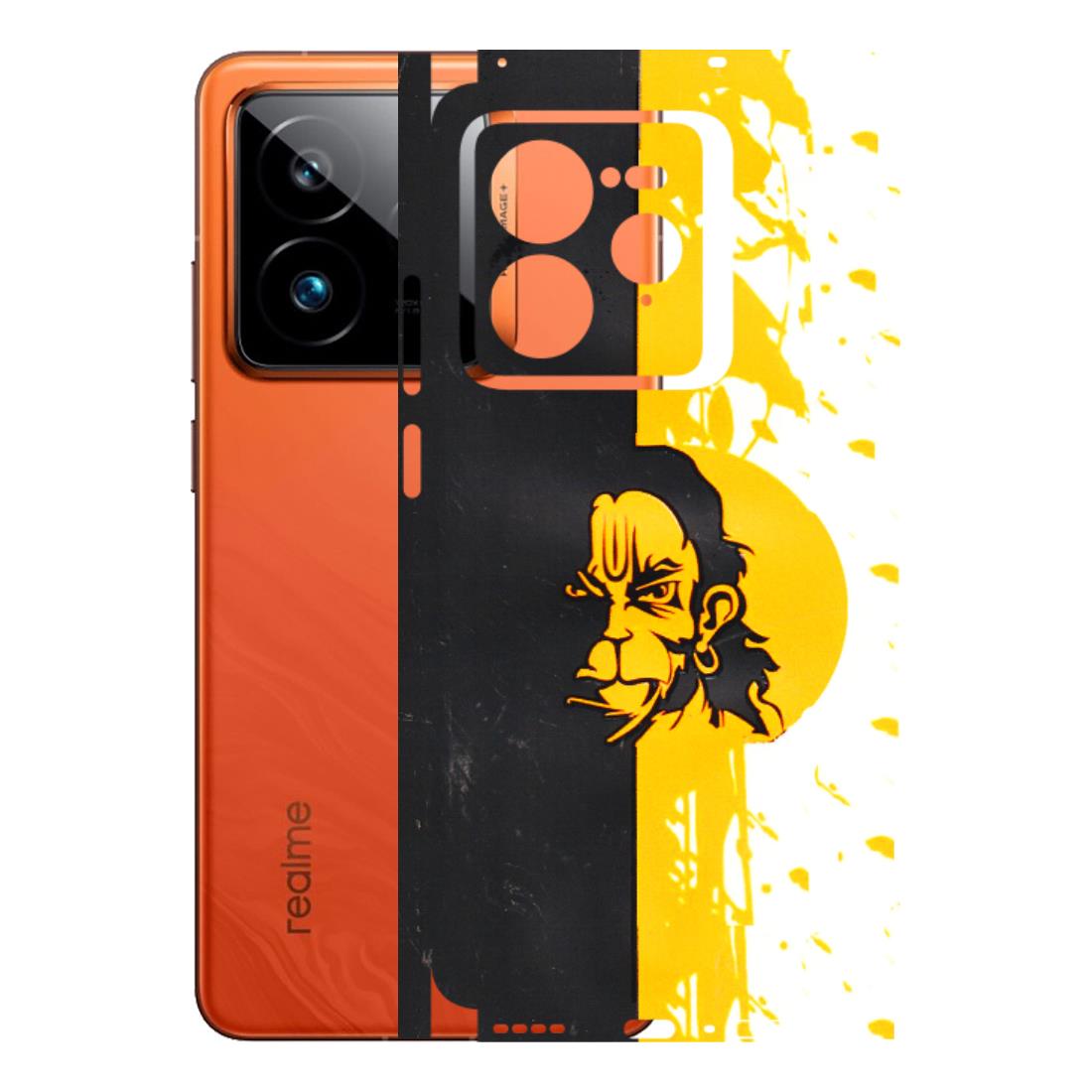 Realme Phone Skins (All Models) - Bajrangbali - 3D Embossed Finish (L-151) Realme GT7 Pro 5G