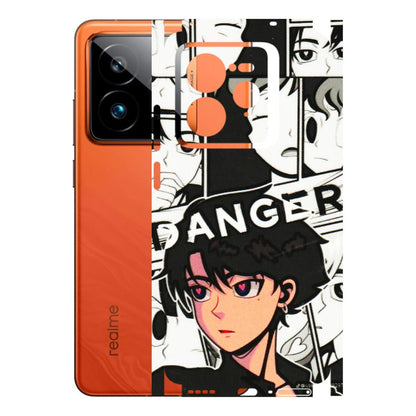 Realme Phone Skins (All Models) - Danger Anime - 3D Embossed Finish (L-155) Realme GT7 Pro 5G