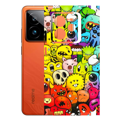 Realme Phone Skins (All Models) - Angry Funkies - 3D Embossed Finish (L-169) Realme GT7 Pro 5G