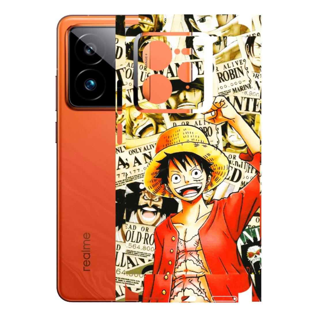 Realme Phone Skins (All Models) - Luffy Anime - 3D Embossed Finish (L-177) Realme GT7 Pro 5G