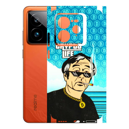 Realme Phone Skins (All Models) - Crypto Thug Life - 3D Embossed Finish (L-179) Realme GT7 Pro 5G