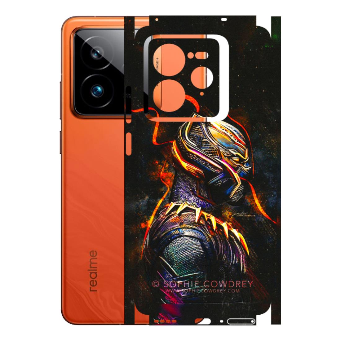 Realme Phone Skins (All Models) - Black Panther - 3D Embossed Finish (L-190) Realme GT7 Pro 5G