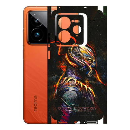 Realme Phone Skins (All Models) - Black Panther - 3D Embossed Finish (L-190) Realme GT7 Pro 5G