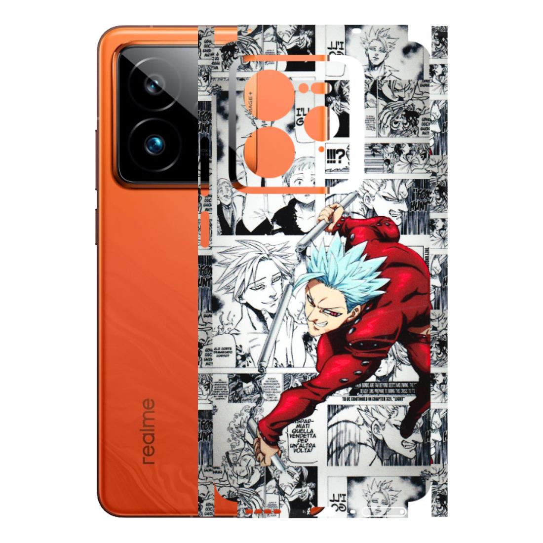 Realme Phone Skins (All Models) - Anime Comic - 3D Embossed Finish (L-192) Realme GT7 Pro 5G