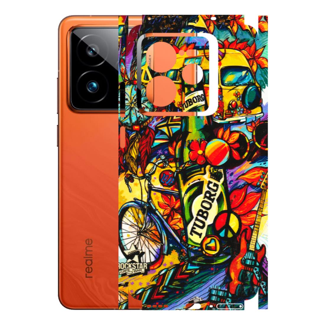 Realme Phone Skins (All Models) - Cool Beer Bottle - 3D Embossed Finish (L-193) Realme GT7 Pro 5G