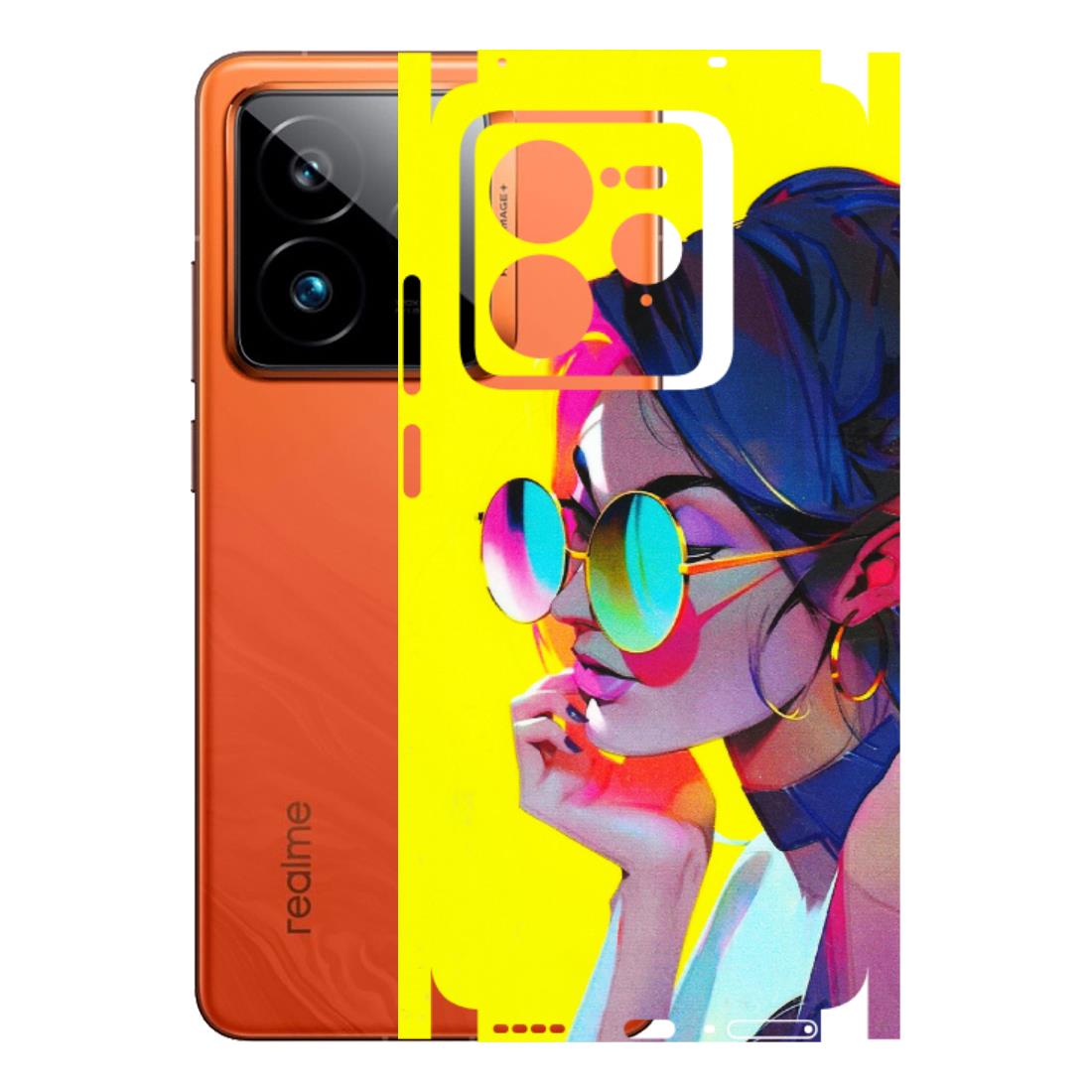 Realme Phone Skins (All Models) - Bold Stylish Girl - 3D Embossed Finish (L-222) Realme GT7 Pro 5G