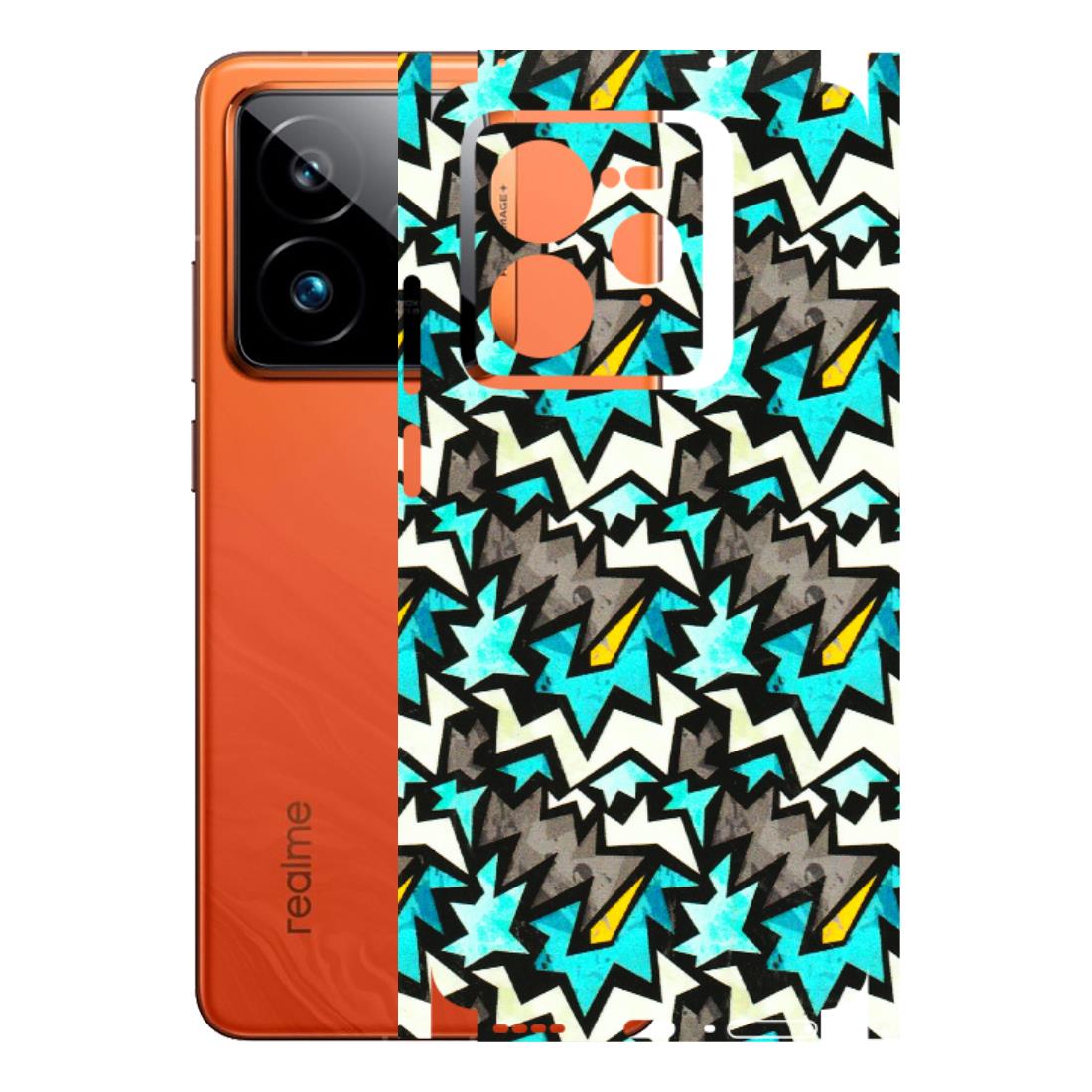 Realme Phone Skins (All Models) - Funky Zig Zag - 3D Embossed Finish (L-223) Realme GT7 Pro 5G