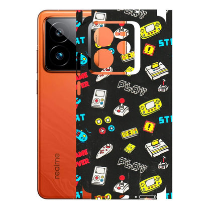 Realme Phone Skins (All Models) - Gaming Doodles - 3D Embossed Finish (L-224) Realme GT7 Pro 5G