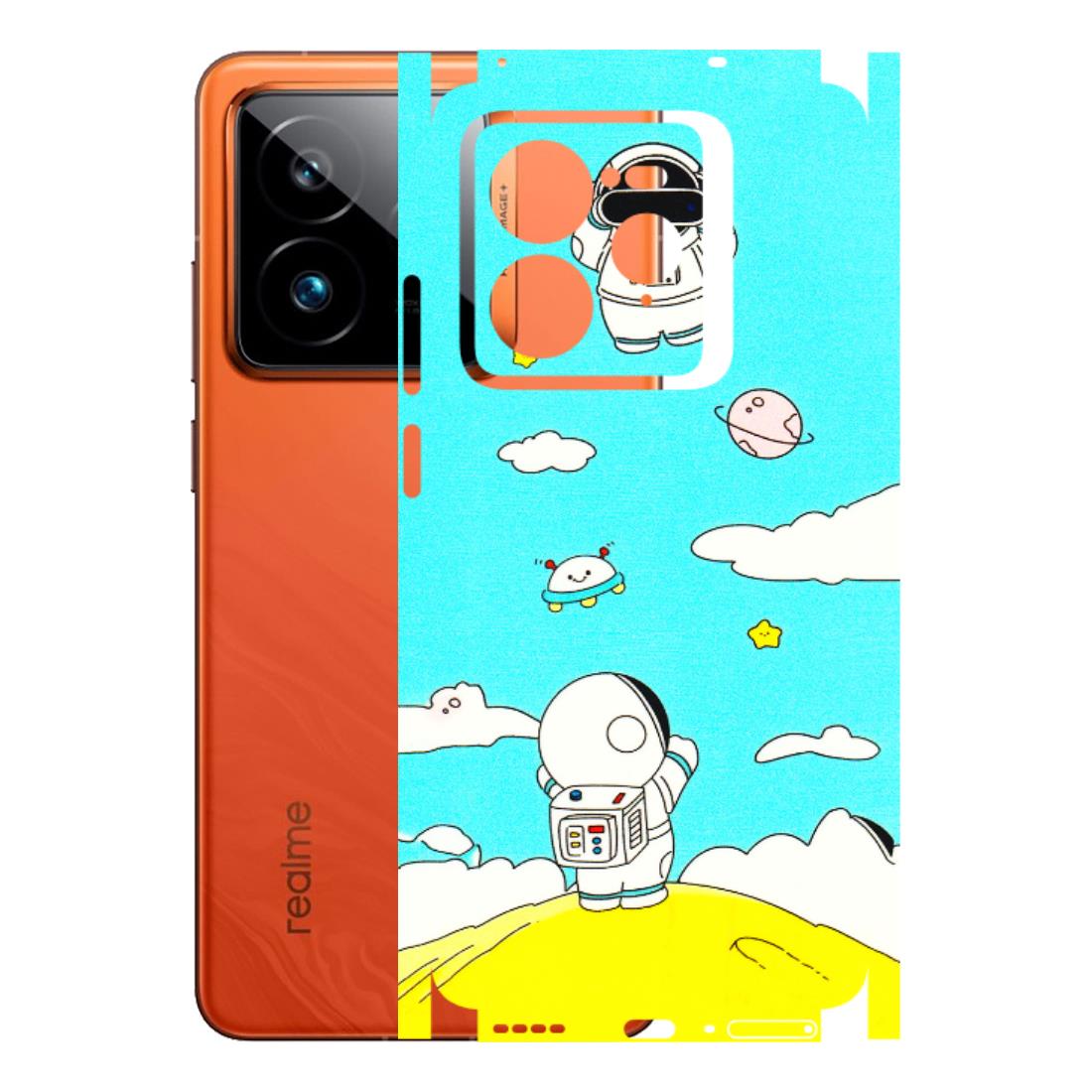Realme Phone Skins (All Models) - Blue Skies Astro Float - 3D Embossed Finish (L-230) Realme GT7 Pro 5G