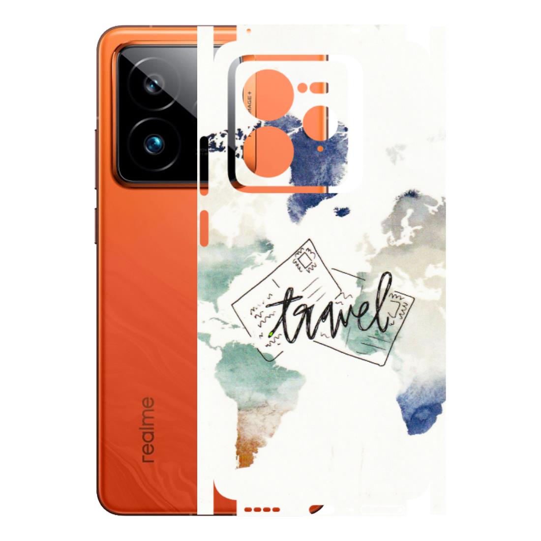 Realme Phone Skins (All Models) - Travel The World - 3D Embossed Finish (L-232) Realme GT7 Pro 5G