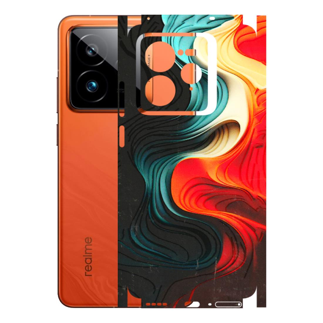 Realme Phone Skins (All Models) - The Silky Swirl - 3D Embossed Finish (L-240) Realme GT7 Pro 5G