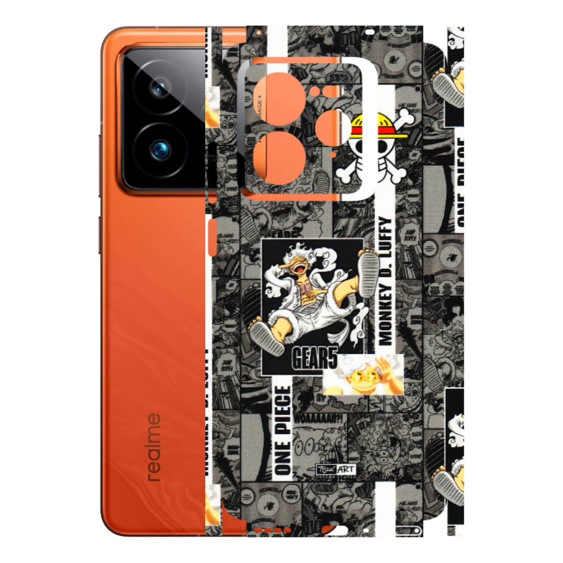 Realme Phone Skins (All Models) - Cuffy Anime MonkeyCamic - 3D Embossed Finish (L-242) Realme GT7 Pro 5G