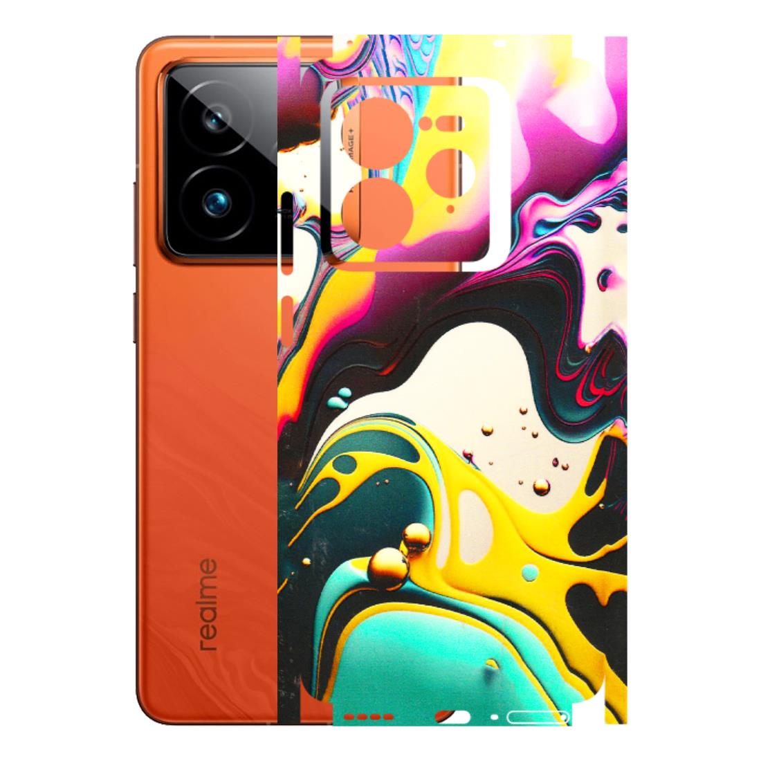 Realme Phone Skins (All Models) - Multicolor Abstract pattern - 3D Embossed Finish (L-254) Realme GT7 Pro 5G