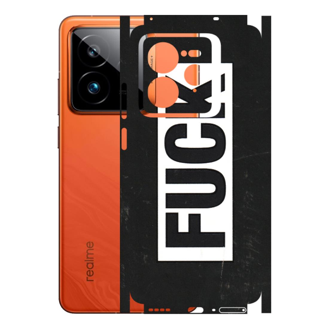 Realme Phone Skins (All Models) - The F Word - 3D Embossed Finish (L-255) Realme GT7 Pro 5G