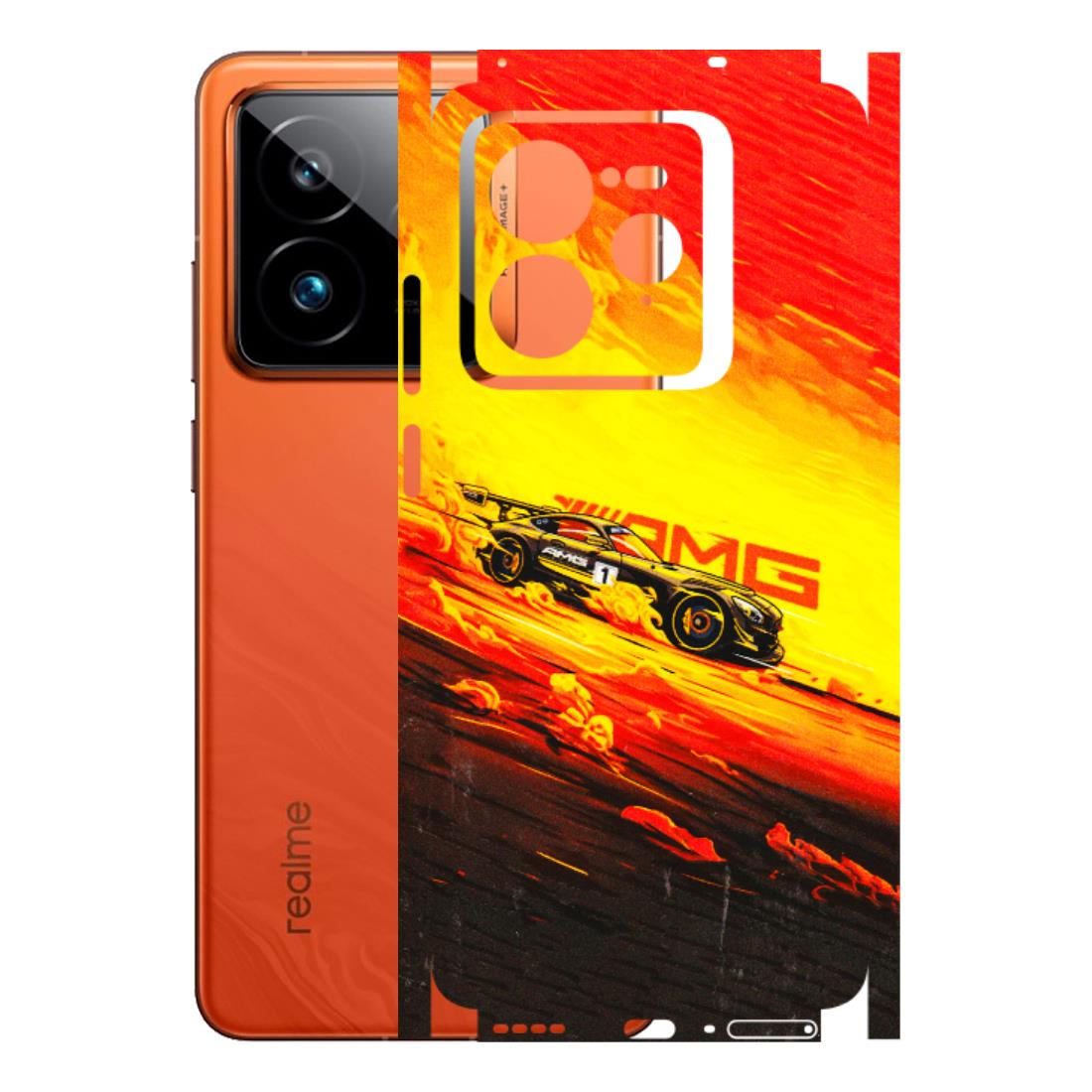 Realme Phone Skins (All Models) - AMG Car Speed Cover - 3D Embossed Finish (L-256) Realme GT7 Pro 5G