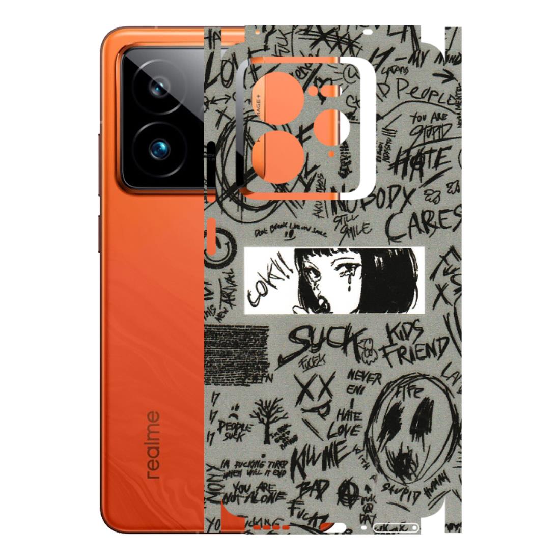 Realme Phone Skins (All Models) - Never Have Love Anime - 3D Embossed Finish (L-260) Realme GT7 Pro 5G