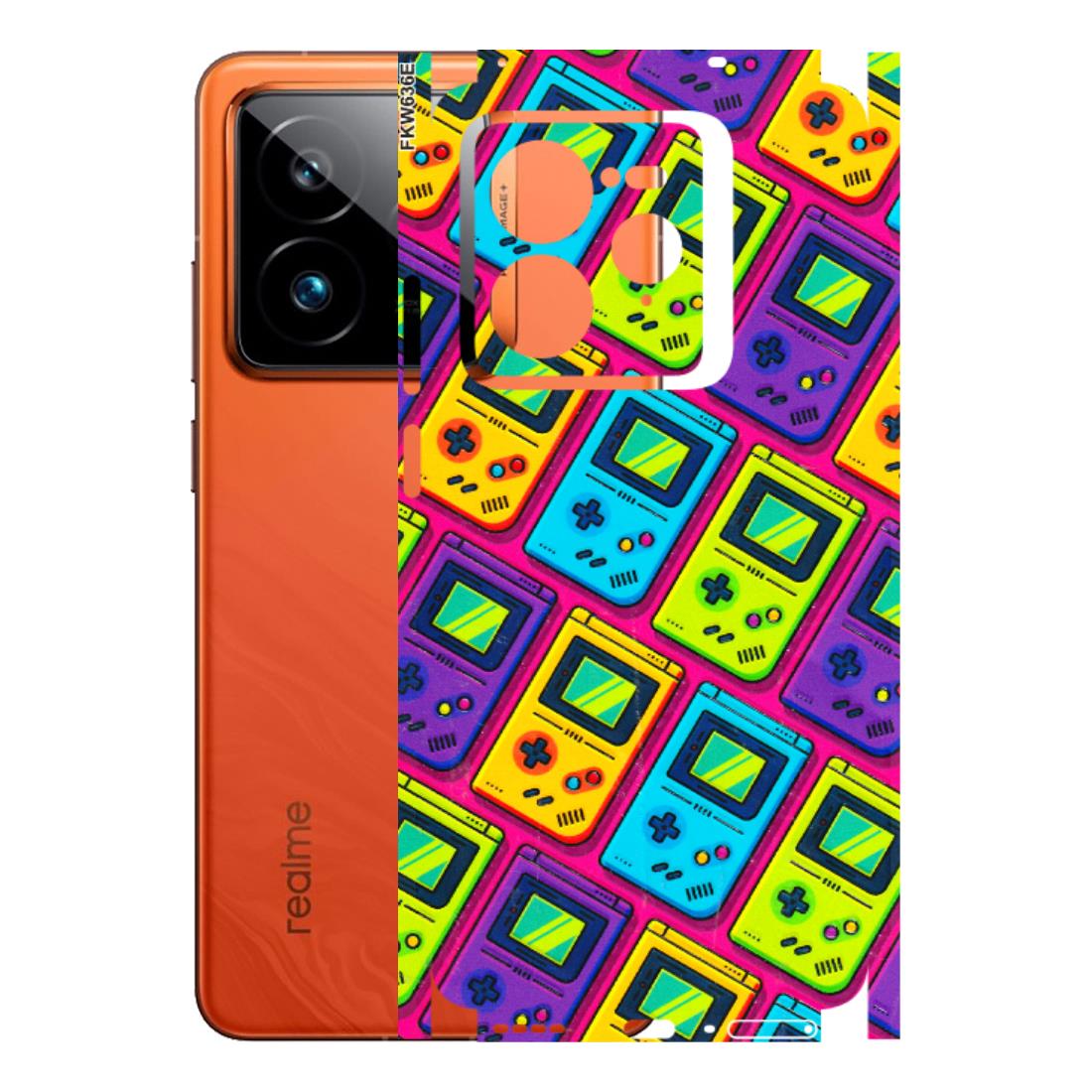 Realme Phone Skins (All Models) - Gameboy Colourful - 3D Embossed Finish (L-266) Realme GT7 Pro 5G