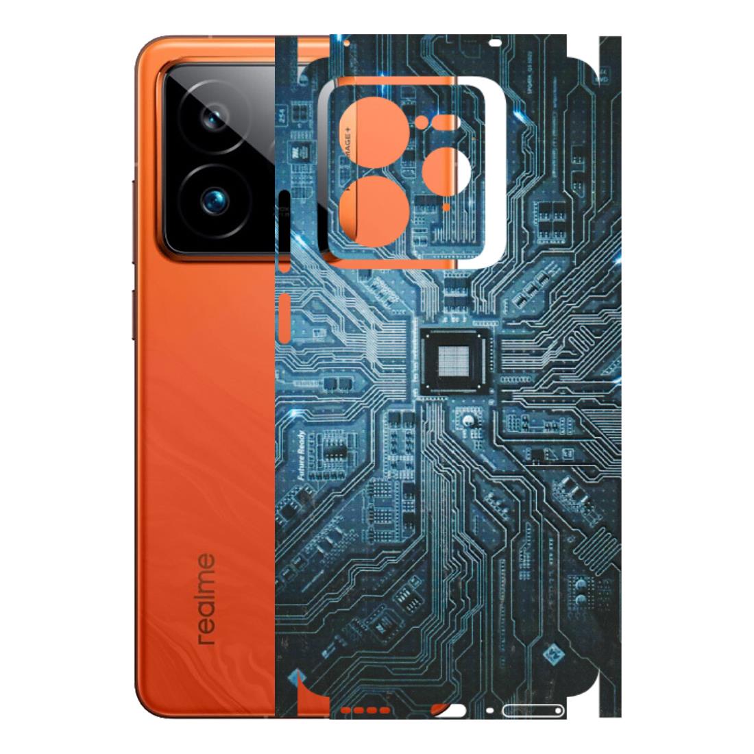 Realme Phone Skins (All Models) - Original Circuit - 3D Embossed Finish (L-267) Realme GT7 Pro 5G