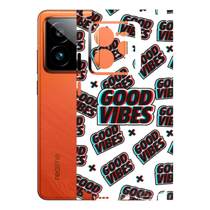 Realme Phone Skins (All Models) - Good Vibes - 3D Embossed Finish (L-282) Realme GT7 Pro 5G