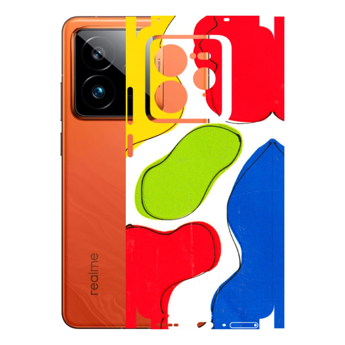 Realme Phone Skins (All Models) - RGB Colour Paint - 3D Embossed Finish (L-284) Realme GT7 Pro 5G