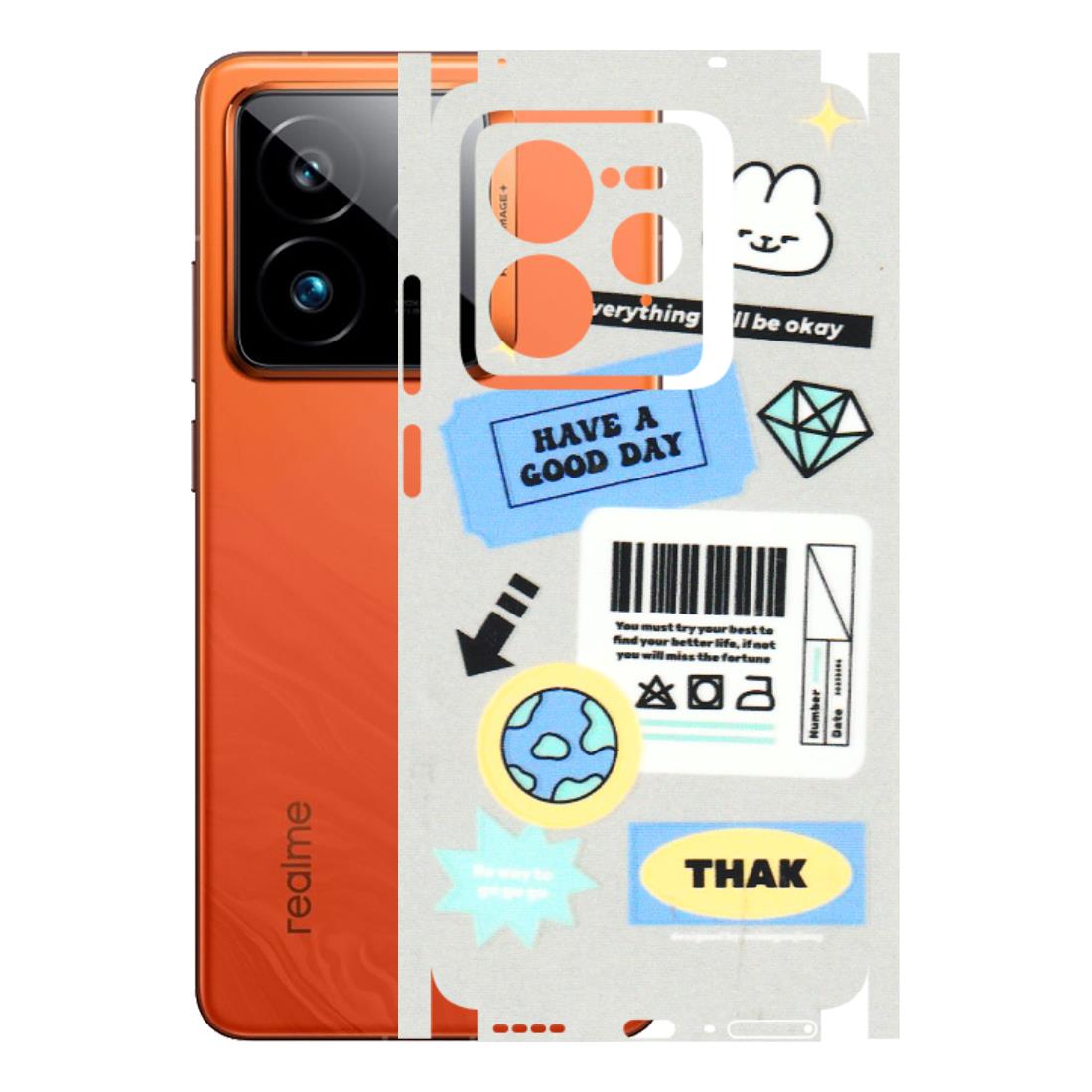 Realme Phone Skins (All Models) - Will Be Okay Design - 3D Embossed Finish (L-316) Realme GT7 Pro 5G