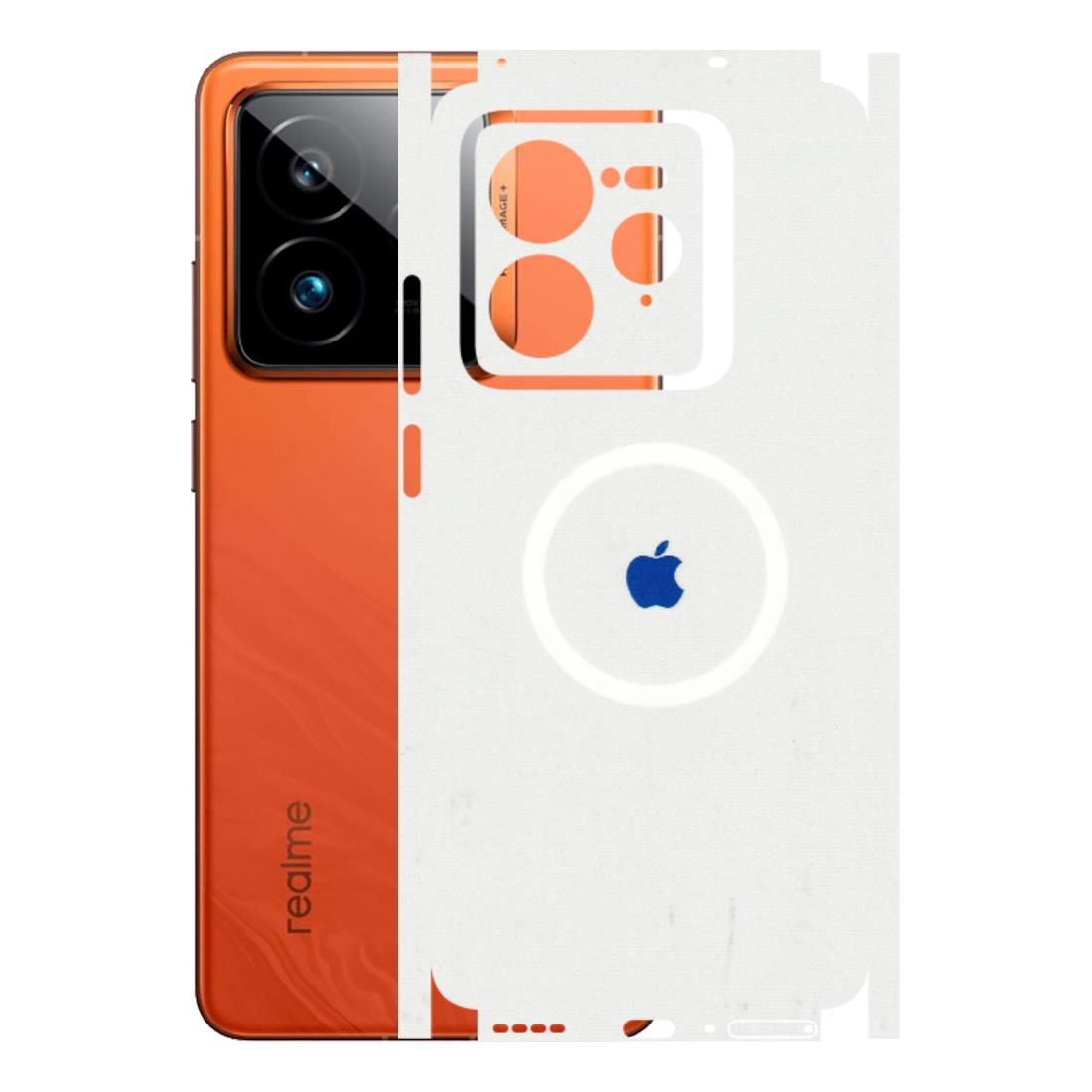 Realme Phone Skins (All Models) - iPhone Magsafe Logo - 3D Embossed Finish (L-320) Realme GT7 Pro 5G