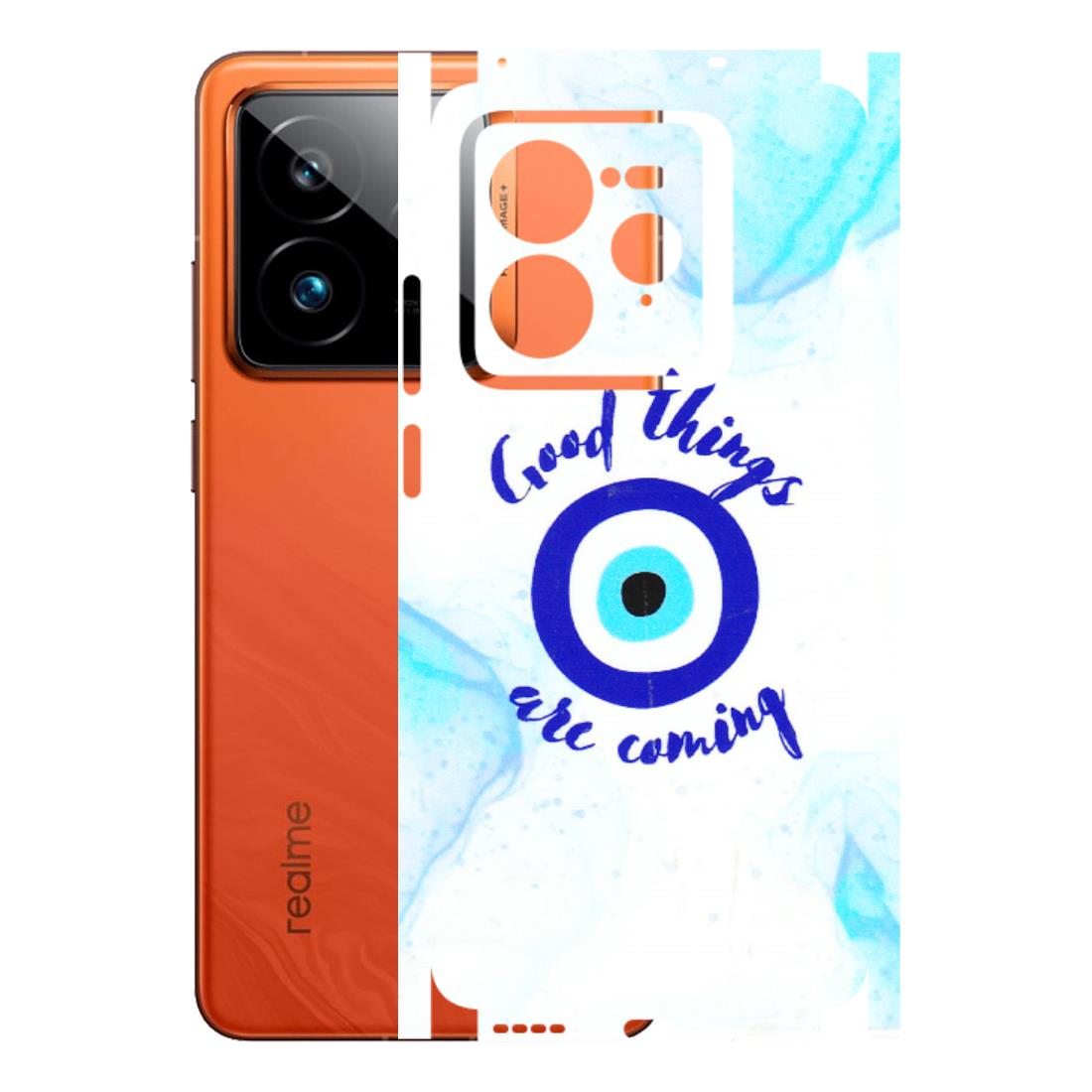 Realme Phone Skins (All Models) - Evil Eye Good Things Are Coming - 3D Embossed Finish (L-322) Realme GT7 Pro 5G