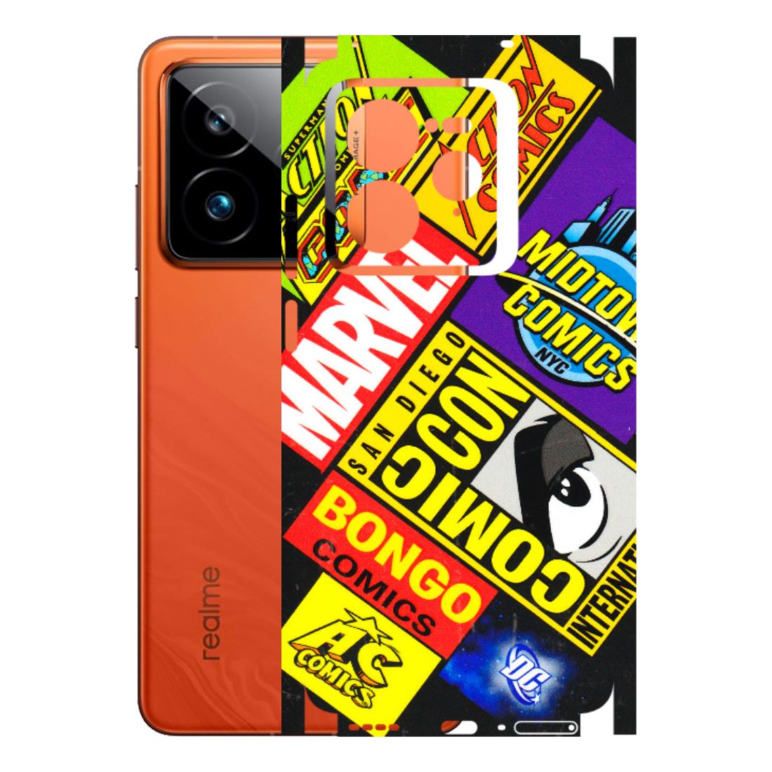 Realme Phone Skins (All Models) - Bongo Comic Con - 3D Embossed Finish (L-325) Realme GT7 Pro 5G