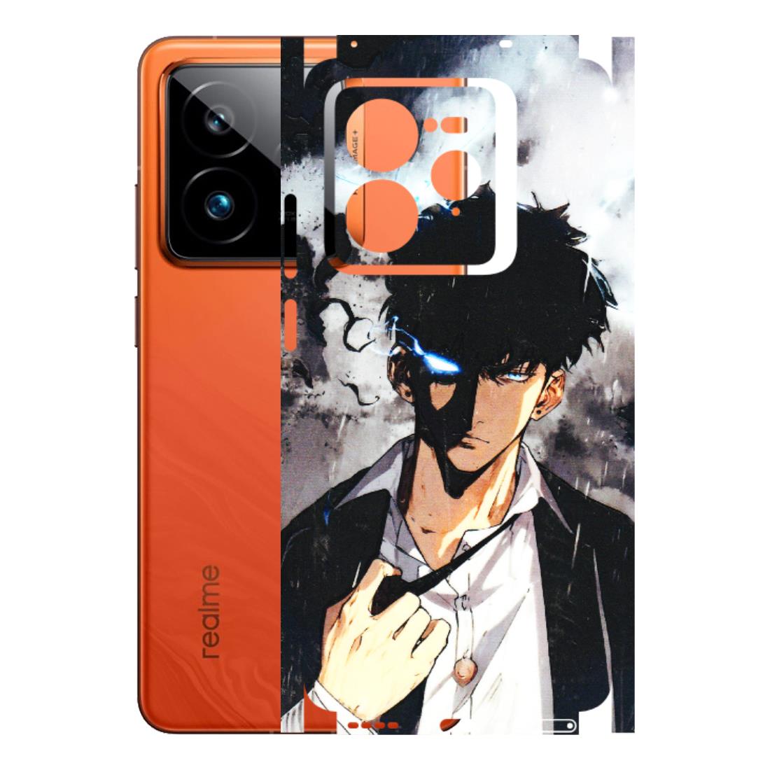 Realme Phone Skins (All Models) - Sung Jinwoo Manhwa Anime - 3D Embossed Finish (L-328) Realme GT7 Pro 5G