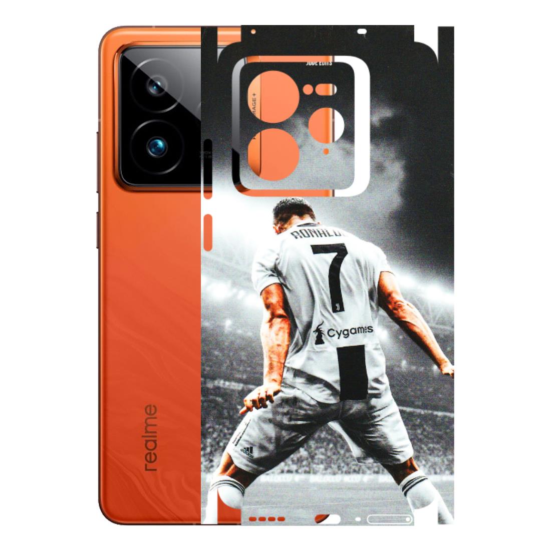 Realme Phone Skins (All Models) - Ronaldo CR7 Crazy - 3D Embossed Finish (L-44) Realme GT7 Pro 5G