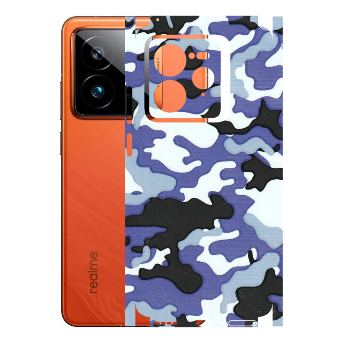 Realme Phone Skins (All Models) - Powerfull Military Camoflauge - 3D Embossed Finish (L-49) Realme GT7 Pro 5G