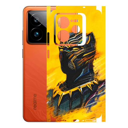 Realme Phone Skins (All Models) - Yellow Panther - 3D Embossed Finish (L-54) Realme GT7 Pro 5G