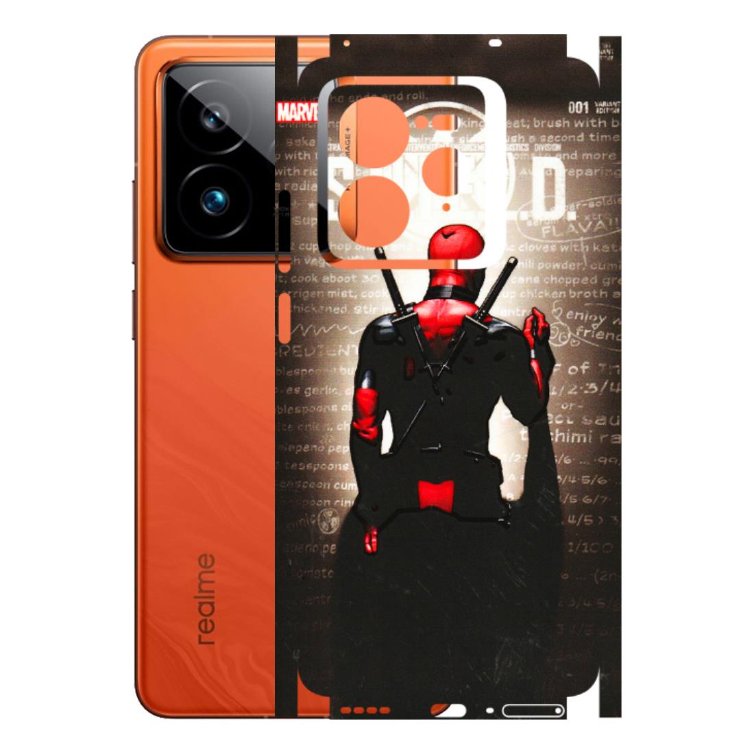 Realme Phone Skins (All Models) - Deadpool - 3D Embossed Finish (L-56) Realme GT7 Pro 5G