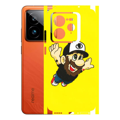Realme Phone Skins (All Models) - Flying Beardo - 3D Embossed Finish (L-60) Realme GT7 Pro 5G