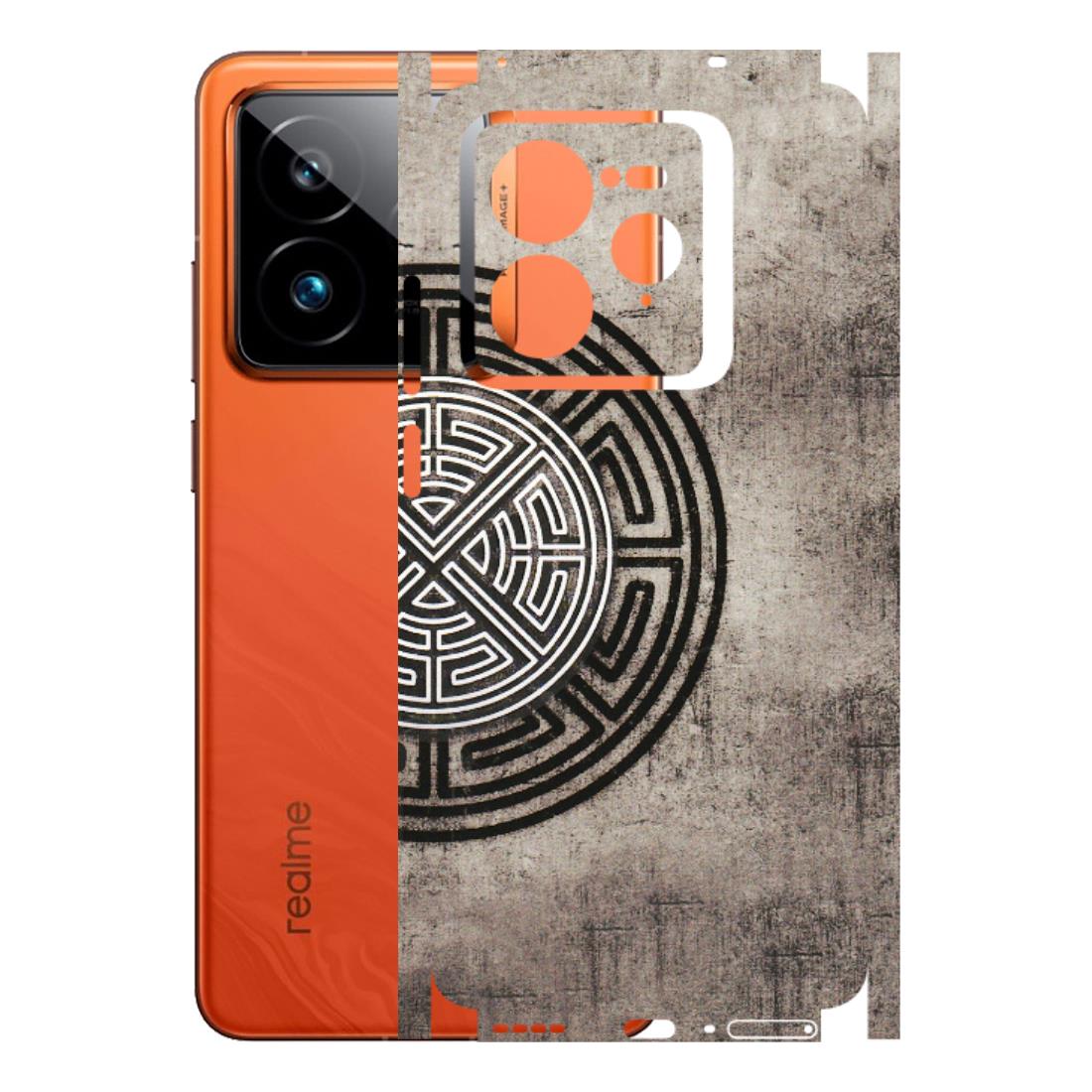 Realme Phone Skins (All Models) - Mysterious Circular Design - 3D Embossed Finish (L-63) Realme GT7 Pro 5G