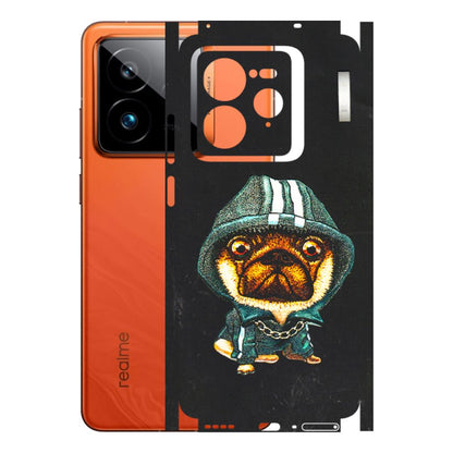 Realme Phone Skins (All Models) - Puppy N Hoodie - 3D Embossed Finish (L-90) Realme GT7 Pro 5G