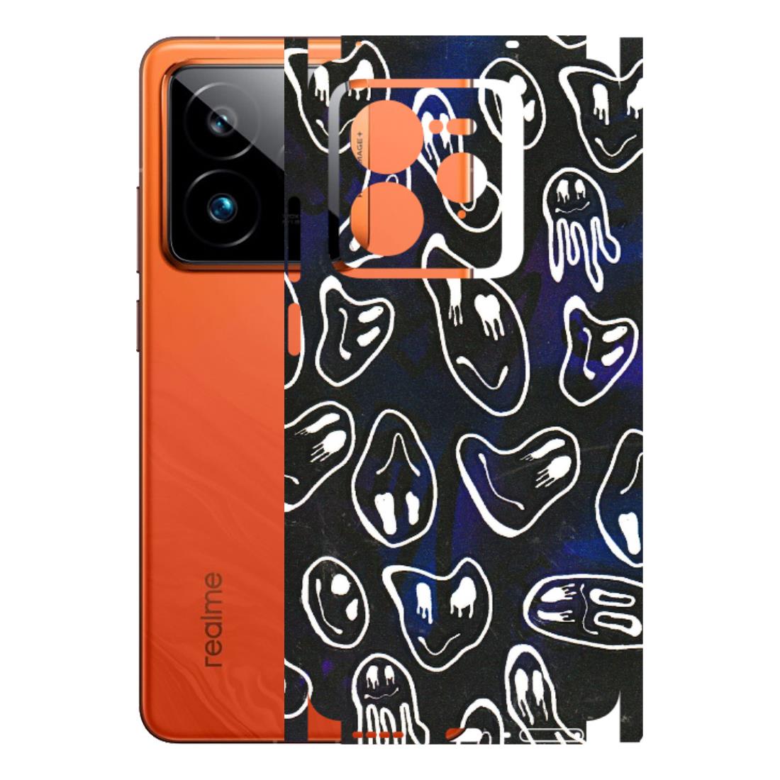Realme Phone Skins (All Models) - Distorted Smileys - 3D Embossed Finish (L-92) Realme GT7 Pro 5G