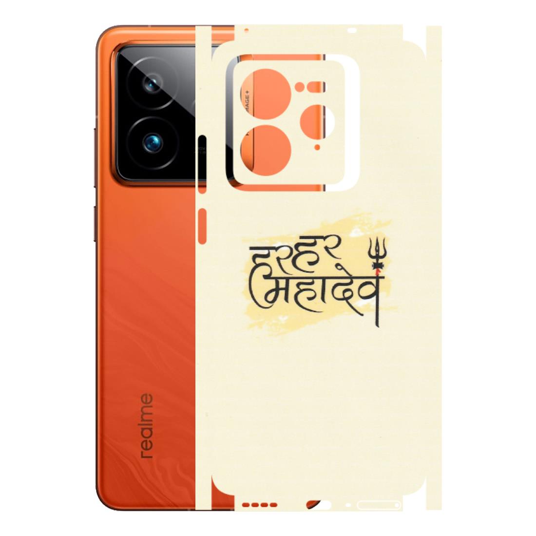 Realme Phone Skins (All Models) - Har Har Mahadev - Matte Finish (M-10) Realme GT7 Pro 5G