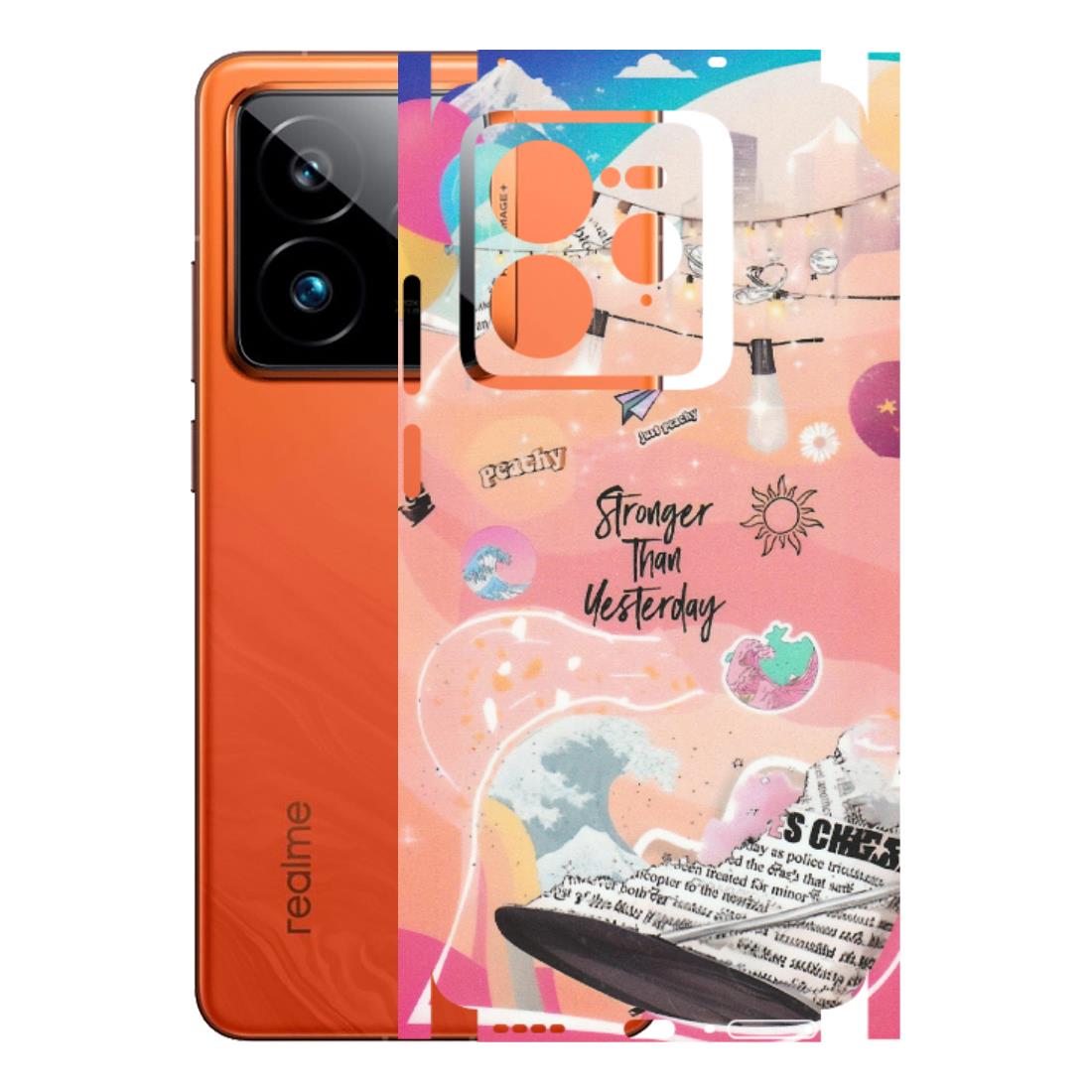Realme Phone Skins (All Models) - Stronger Then Yesterday - Matte Finish (M-128) Realme GT7 Pro 5G