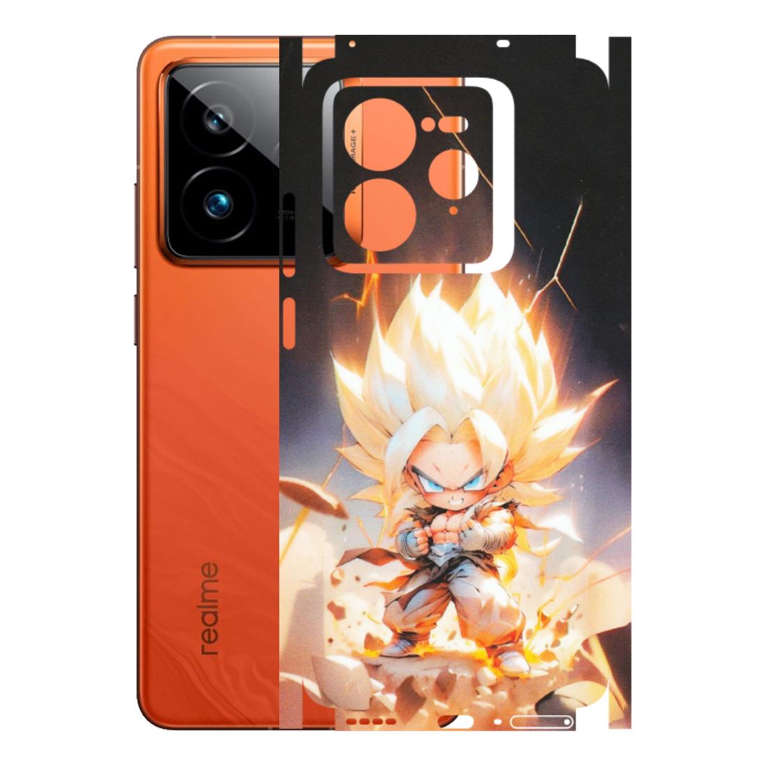 Realme Phone Skins (All Models) - Goku Dragon Cute Anime - Matte Finish (M-131) Realme GT7 Pro 5G