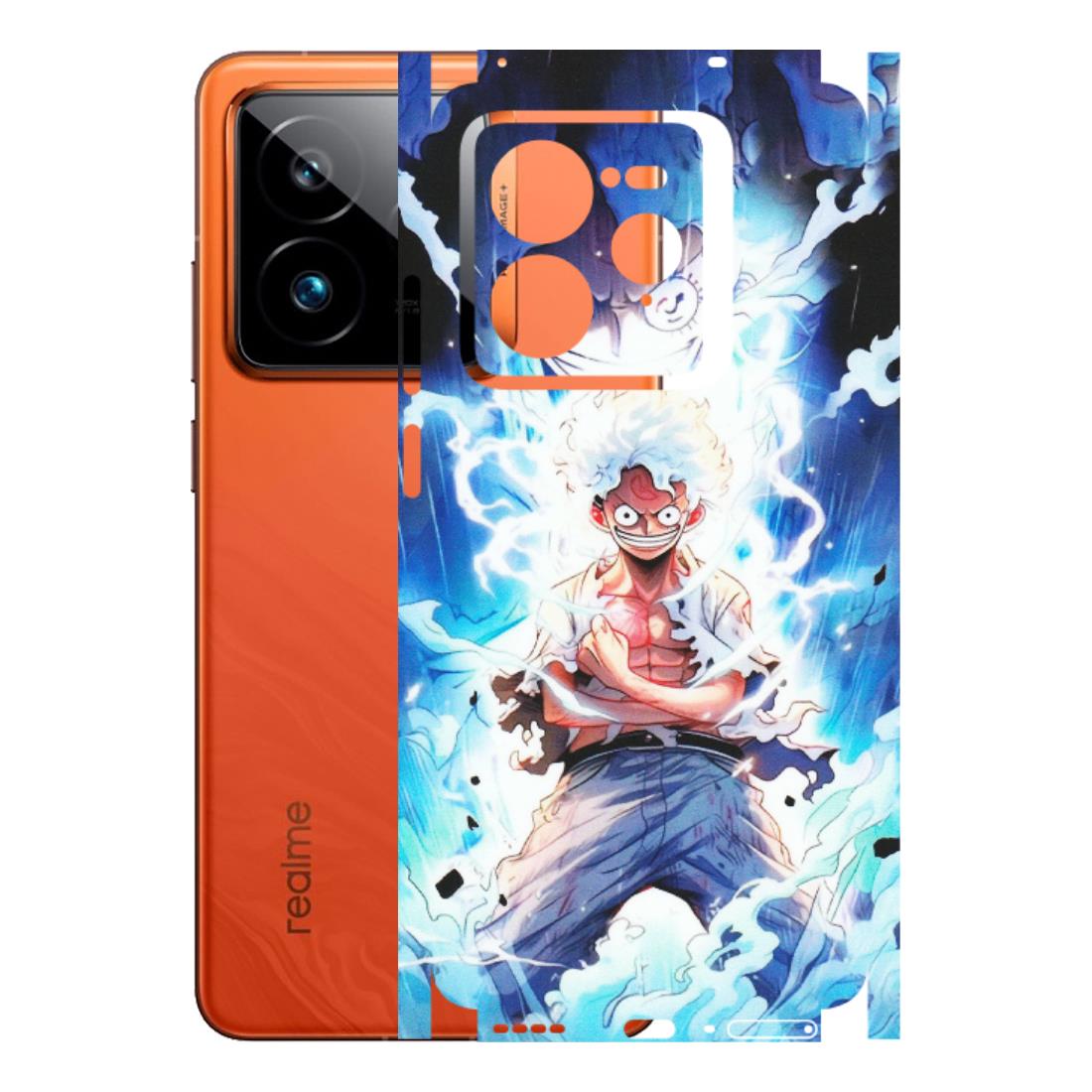 Realme Phone Skins (All Models) - Blue Thunder Luffy Anime - Matte Finish (M-132) Realme GT7 Pro 5G